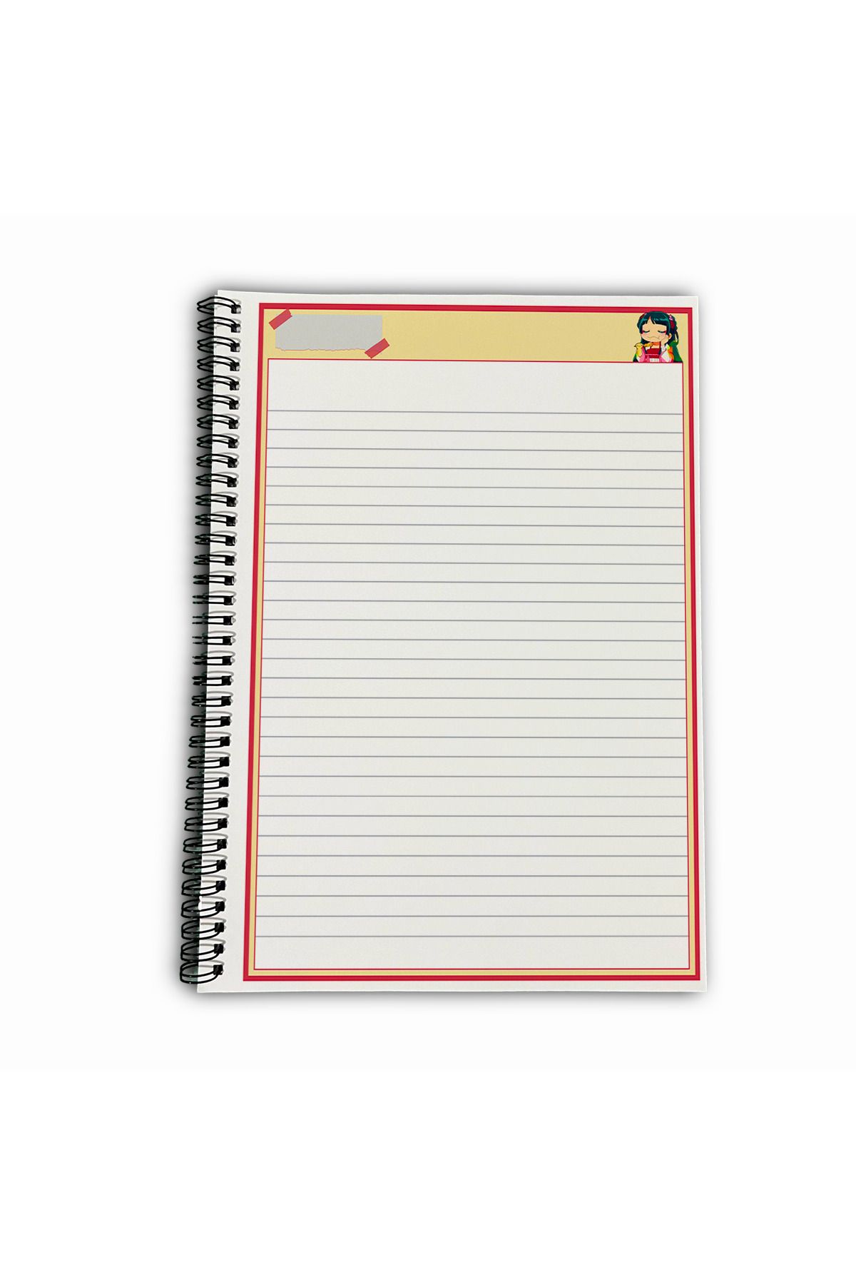 Define Moyas-The Apothecary Diaries Maomao Striped A4 School Notebook 72 Sheets 6