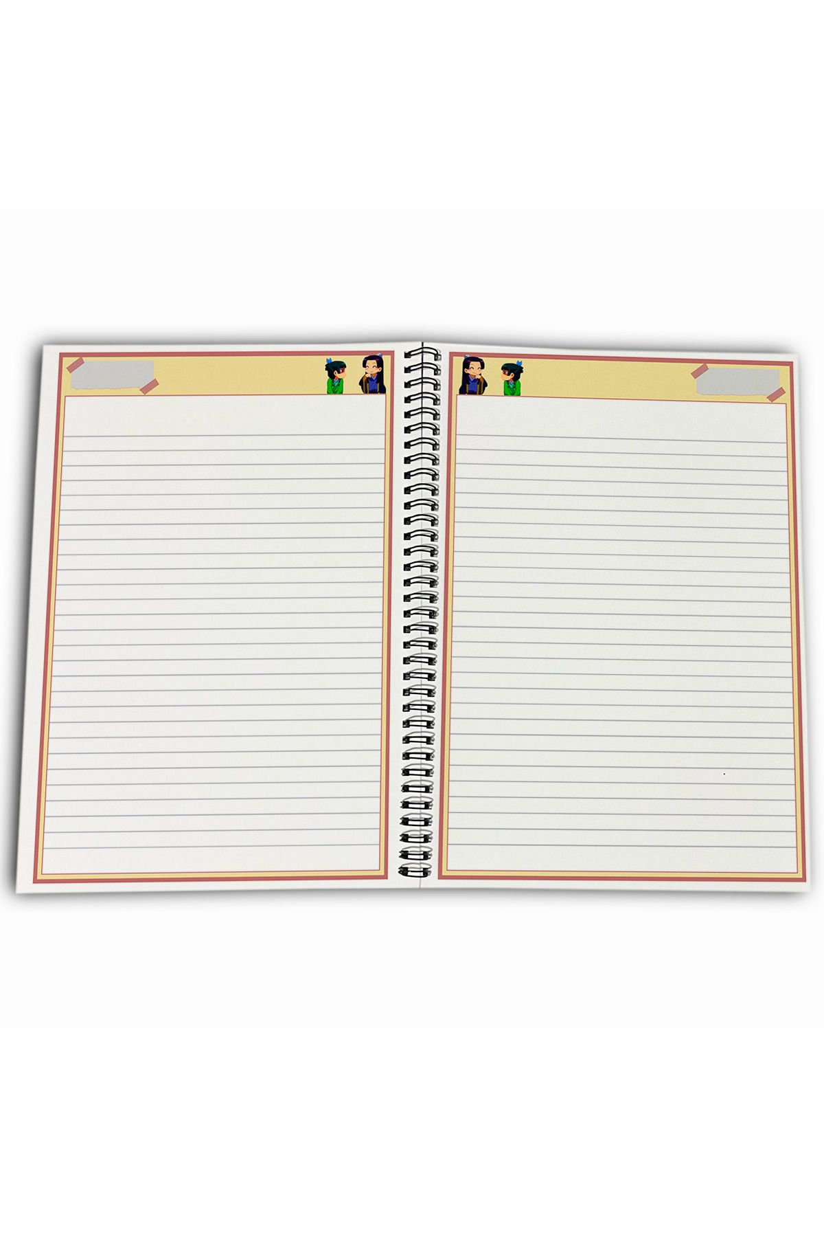 Define Moyas-The Apothecary Diaries Jinmao Striped A4 School Notebook 72 Sheets 4