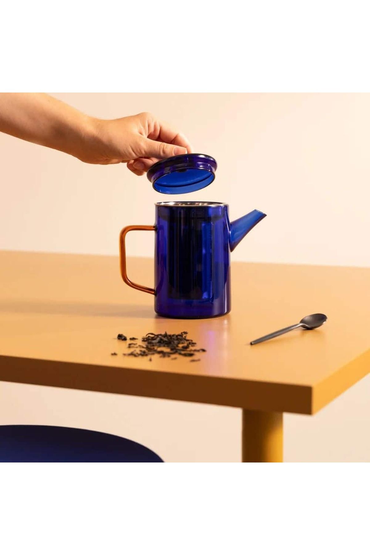 Create-Kettle with infuser, CREATE, Ambar Collection, 350 ml, blue 2