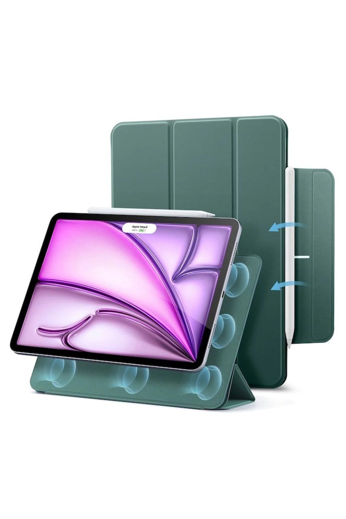 WOW-Protective Case Compatible with iPad Pro 12.9 2020/2021/2022/Air 13 2024/Air 13 2025, I69, TPU, Deep 2