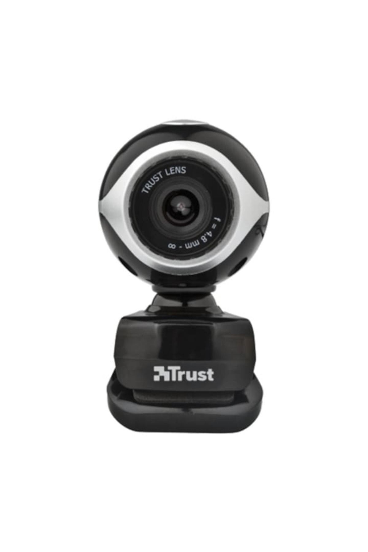 Trust-Cameră web Exis, Negru/Argintiu 3