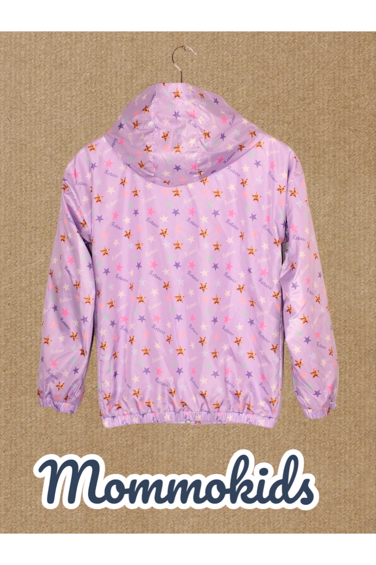 MoMMoKids Mommo Kids Lila Rüzgarlık fotoğrafı 2 (önizleme)