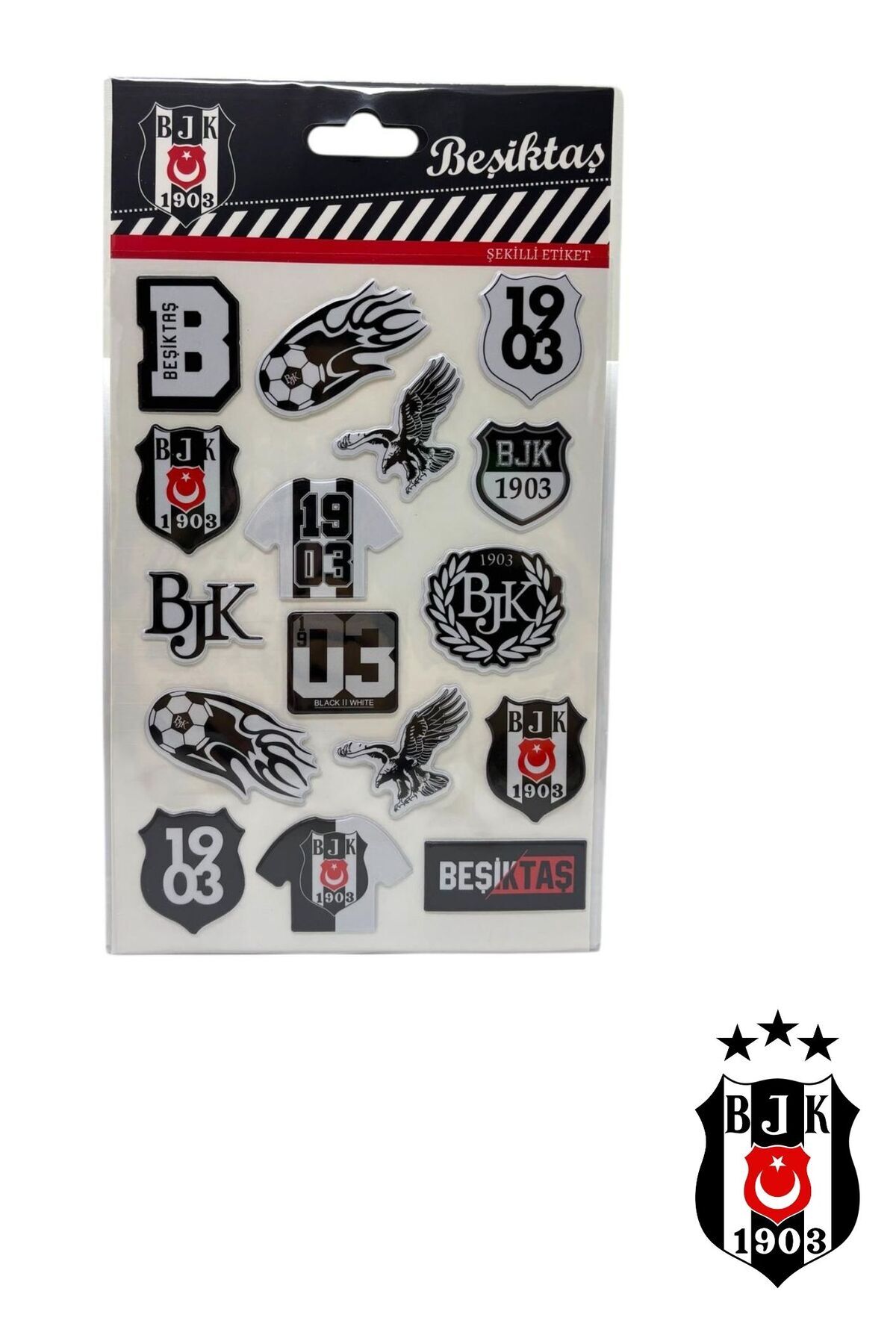 Beşiktaş Sticker - Şekilli Etiket