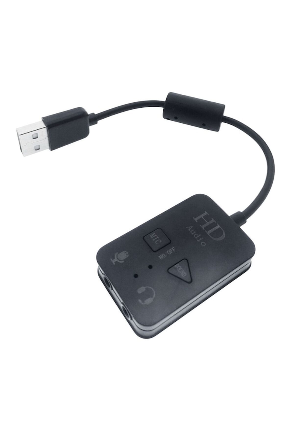 Bibilel-USB Sound Card, 7.1, with 2 x 3.5mm Jack Output, Black, TCL-BBL3472 3