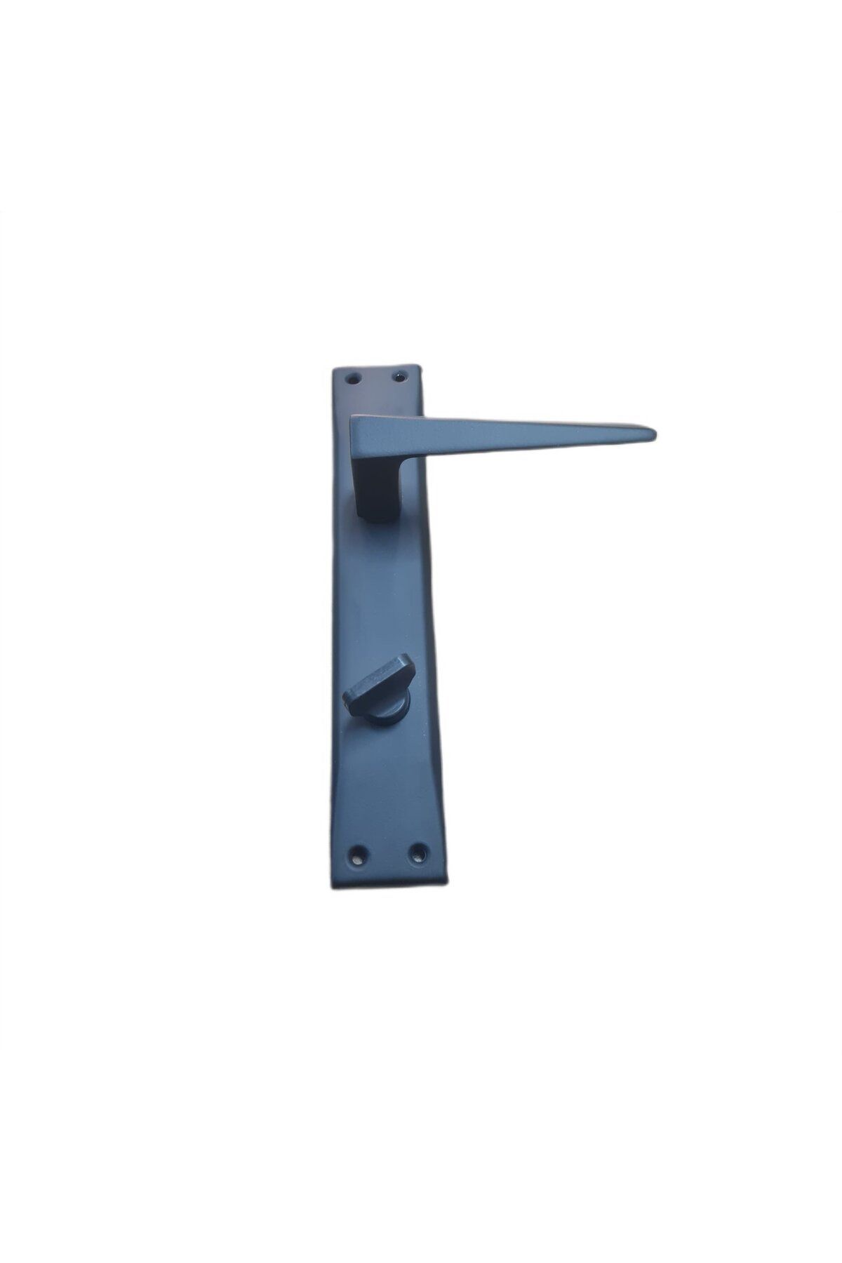 Nobel-Max Penta Mirrored Matte Black Wc Door Handle – Modern and Elegant Design / 2 Sets 4