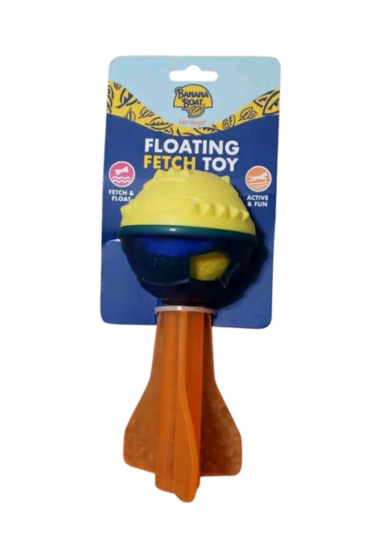 Banana Boat-for DOGS Floating Fetch Chew Toy Active Fun High Quality Rocket 1
