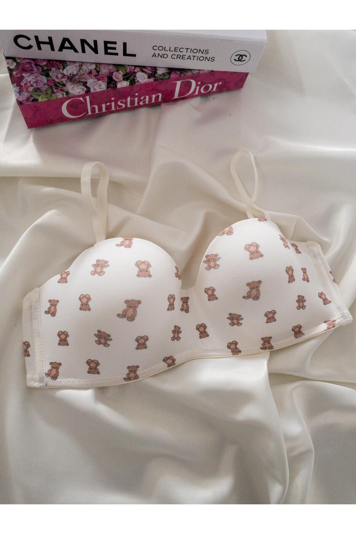 İNKO İÇ GİYİM-Minish Bearer Lotus Bra with Underwire and No Padding 4