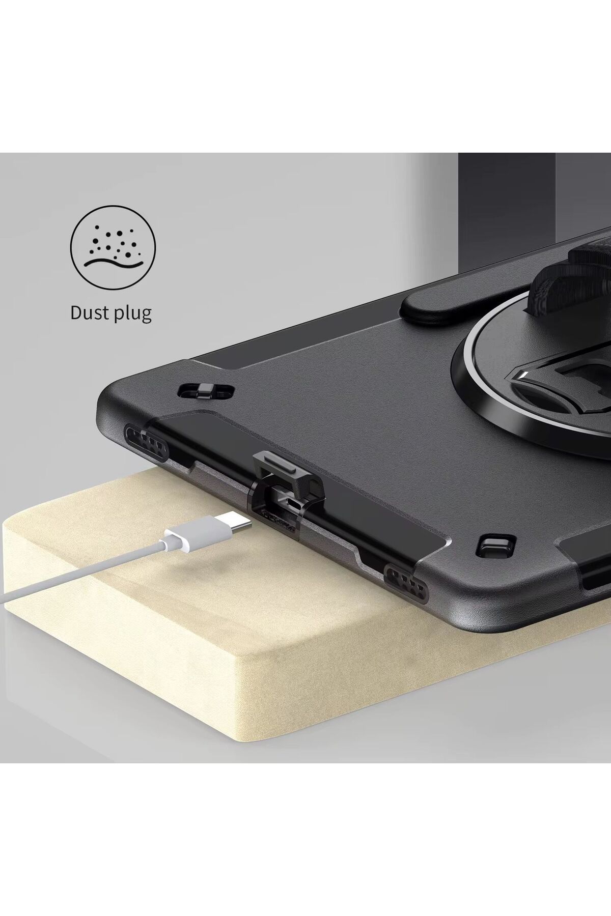 Cat - Cot-غطاء حماية كات كوت 360 درجة مع حزام كتف لجهاز سامسونج جالاكسي تاب S7 FE 5