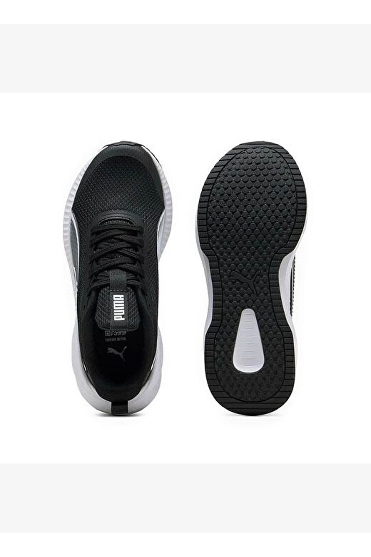 Puma  Flyer Lite 3 Jr Siyah - Beyaz Unisex Çocuk Sneaker 401526-01 - Görsel 4