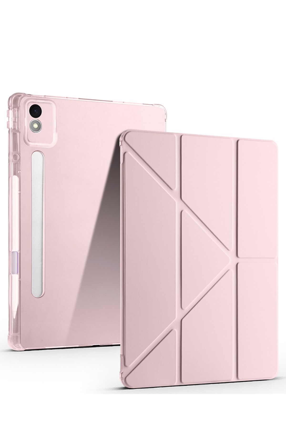 Nezih Case-Lenovo Idea Tab Pro 12.7” Tb373Fu Compatible Tri Folding Smart Case with Pen Compartment and Sleep Mode 2