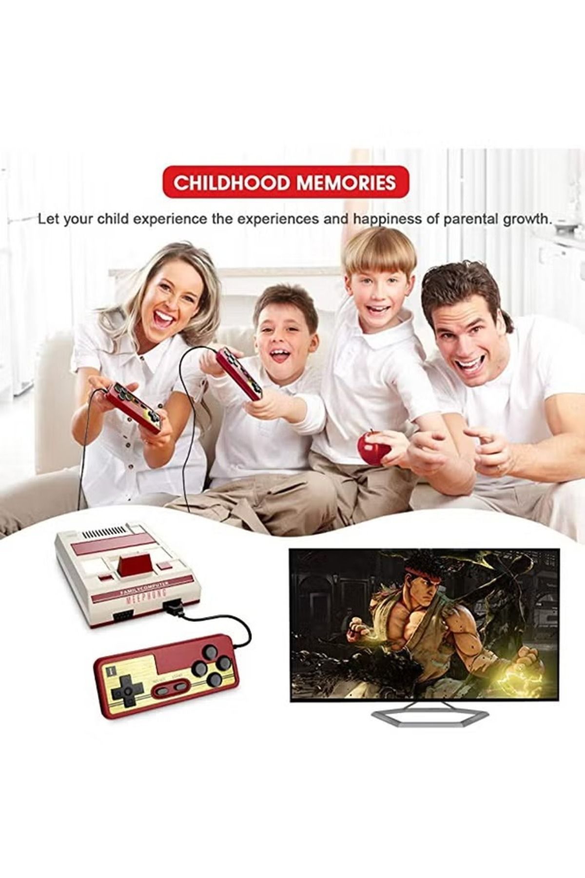 Nintendo-FC Compact Video Game Console With Family Computer 4
