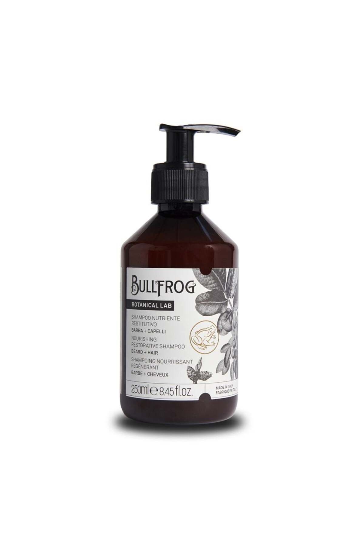 Bullfrog-Șampon pentru păr și barbă Șampon nutritiv și reparator 250 ml 1