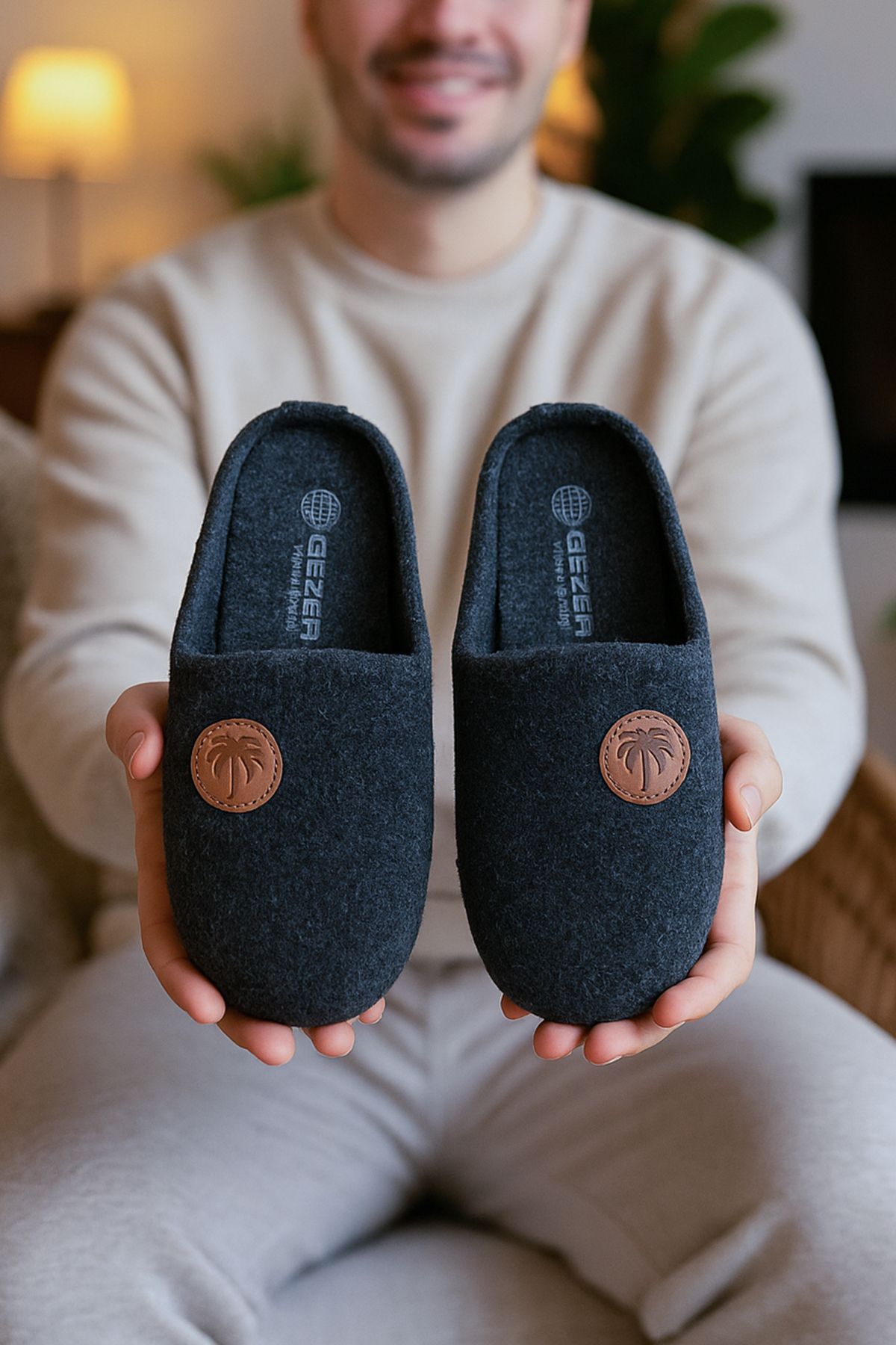 StWenn-Gezer Men's Indoor Slippers Lightweight Comfortable Non-Slip No Sound Sole Guest Dowry Bundle Slippers 2