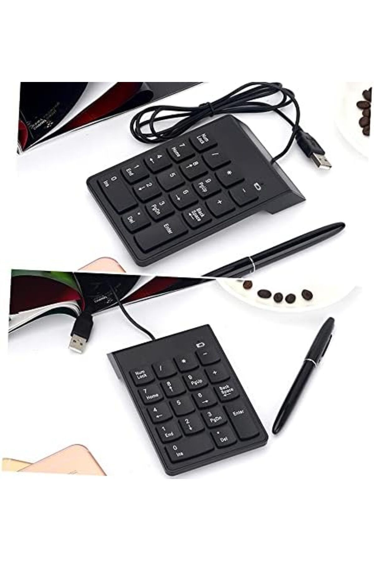 Biki-Small USB Numeric Keyboard with 18 Keys for iMac/Mac Pro/Air/Pro and Laptop Computer 5