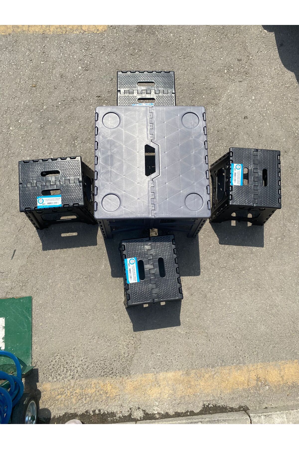 ERÇELİK TİCARET 4 Sandalyeli 1 Masalı Katlanır Kamp Seti