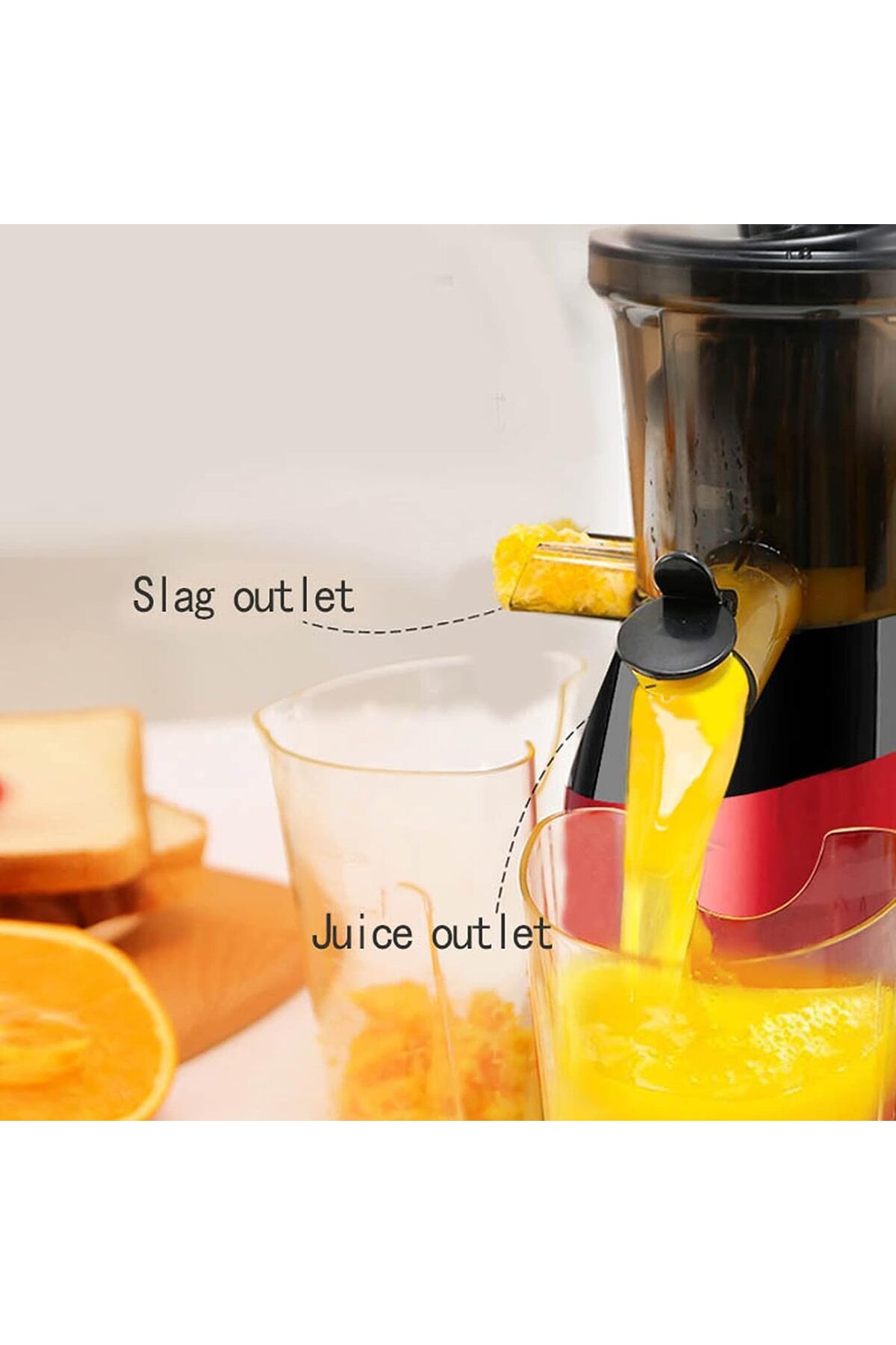 SUKILO-Slow Masticating Juicer, Cold Press Juicer Machines with Quiet Motor, 2-Speed Modes, High Jui 5