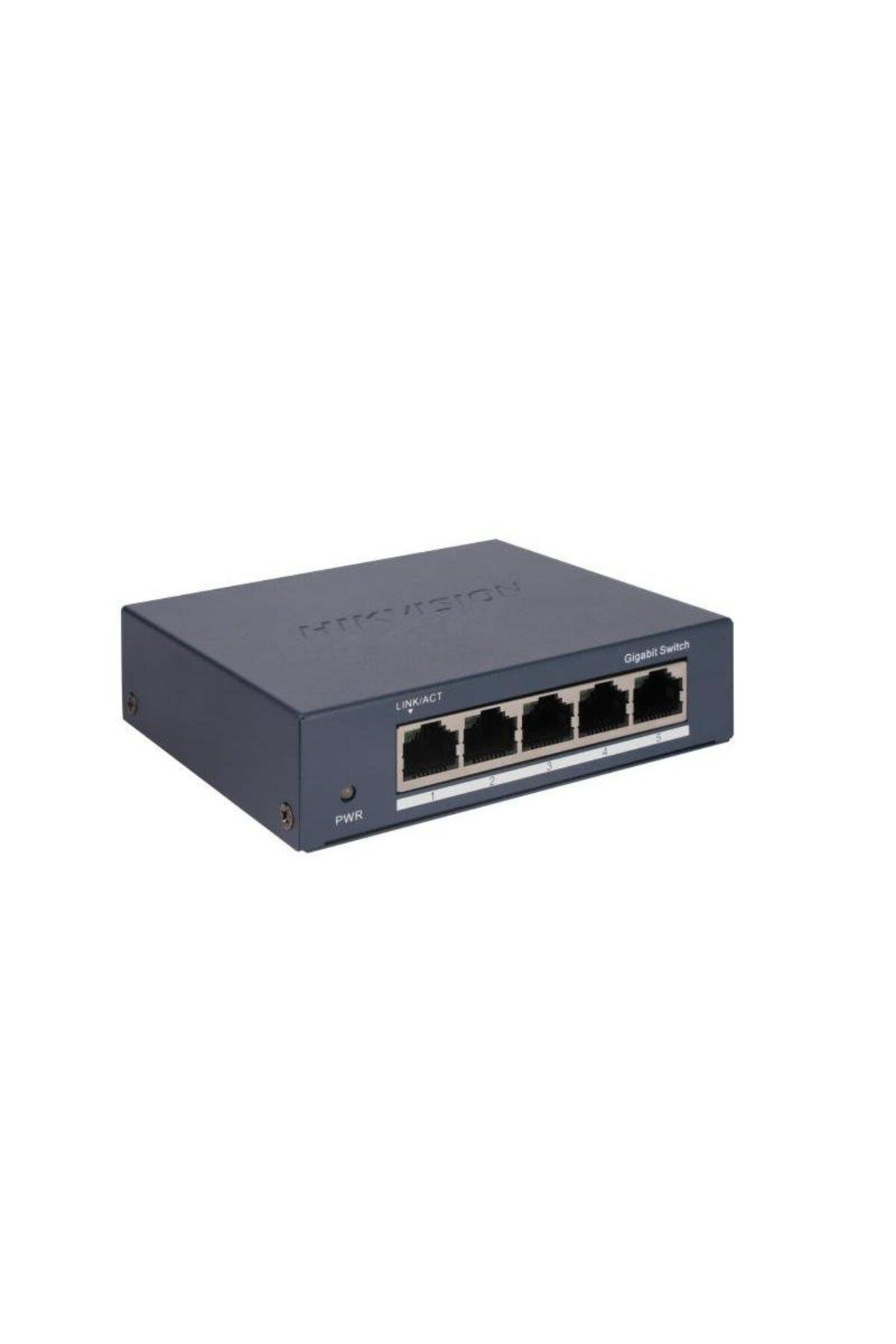 Hikvision-Switch DS-3E0505-O: 5 × Gigabit RJ45 ports, 10 Gbps, 1000M network access, alimentare 1