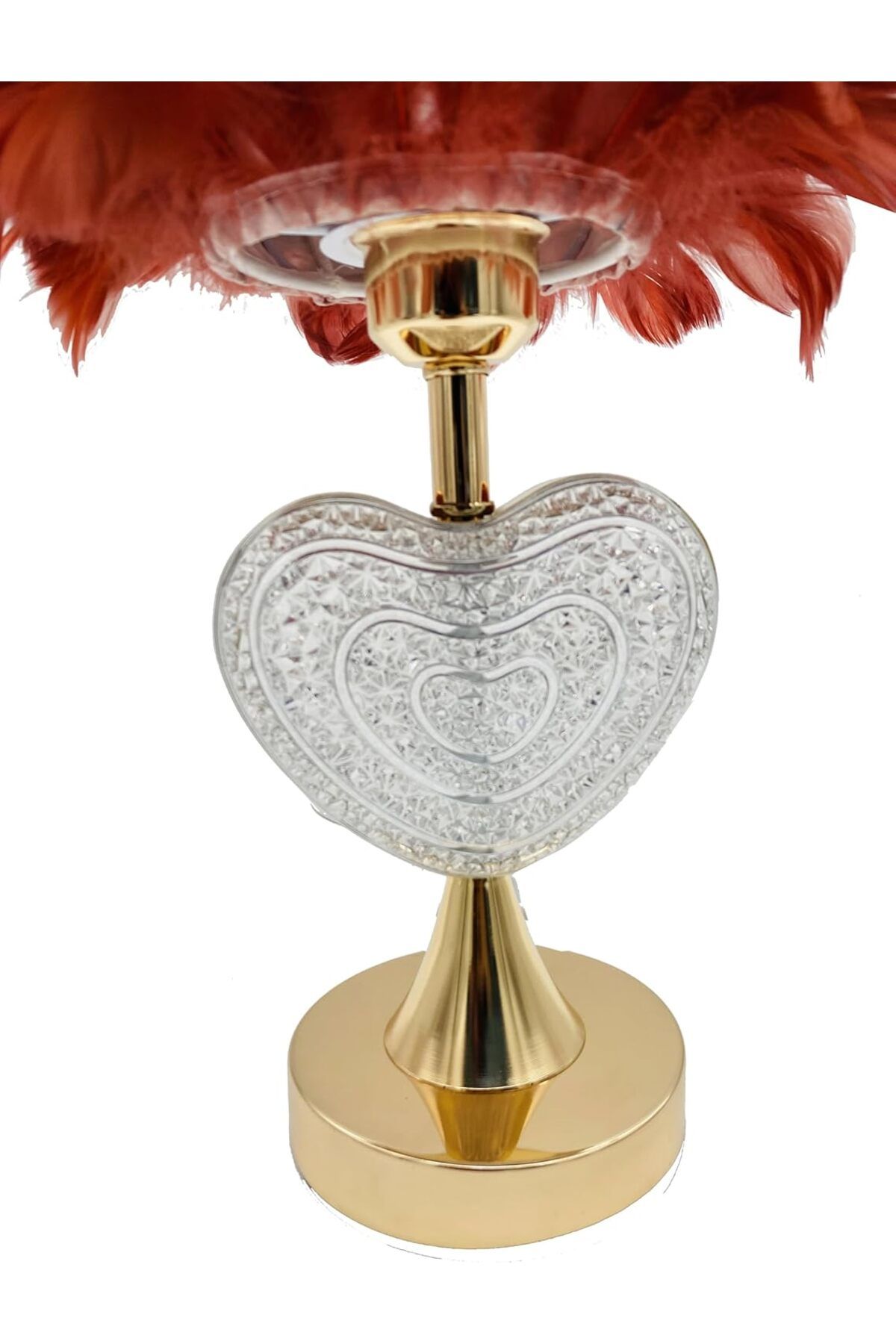 SUKILO-Modern Feather LED Bedside Lamp – Shade Dimmable Night Table Lamp -Soft Glow Dandelion Nigh 3