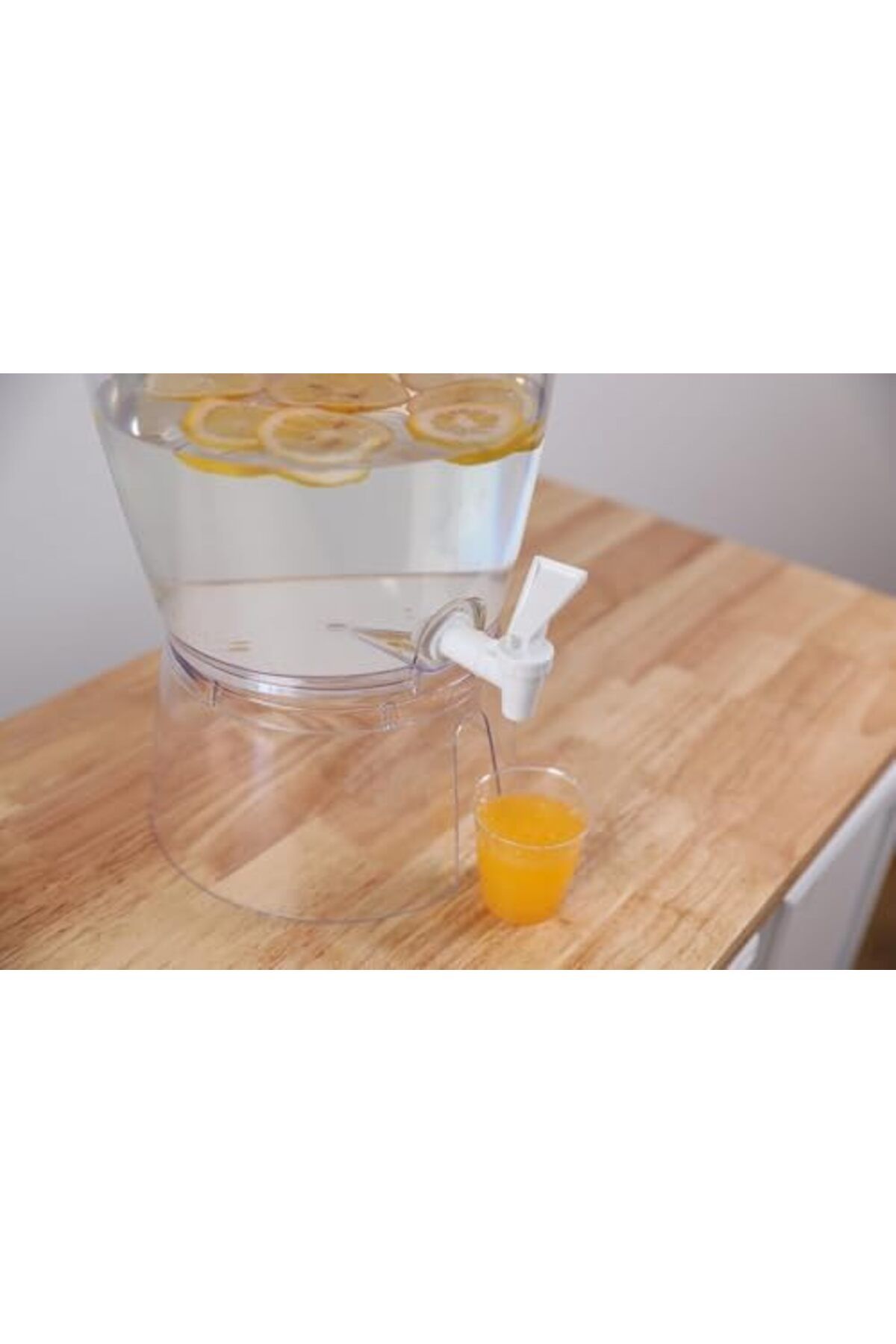 Biki-Stackable Beverage Dispenser with Stand, 5.3 Liters x 2, Size L, Transparent 5