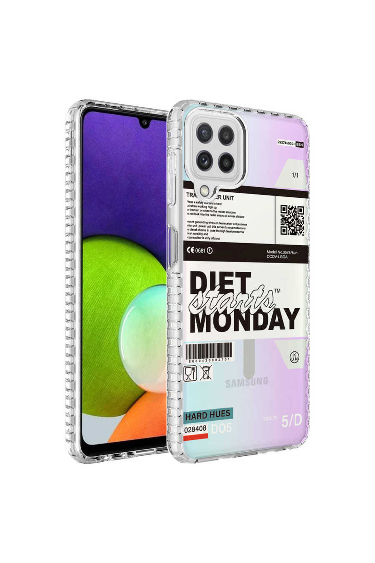 VELMORA-Galaxy M32 Case Colorful Patterned Silicone with Airbag Edge Vlmr Elegans Cover - No4 2
