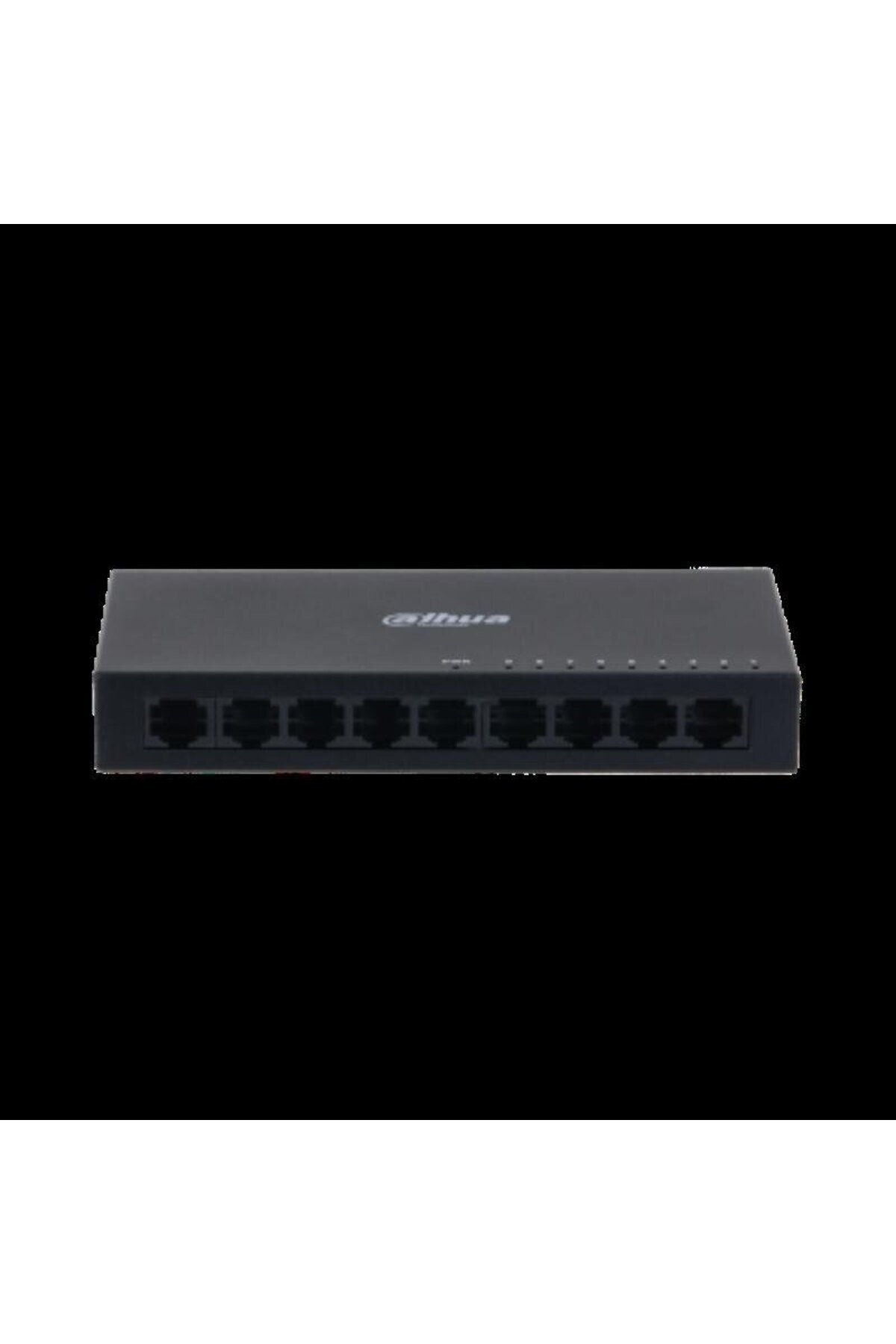 DAHUA-9-port switch, unmanaged, Interface: Port 1-8: 8 × RJ-45 10/100 Mbps, Port 9: 1 × RJ-4 1