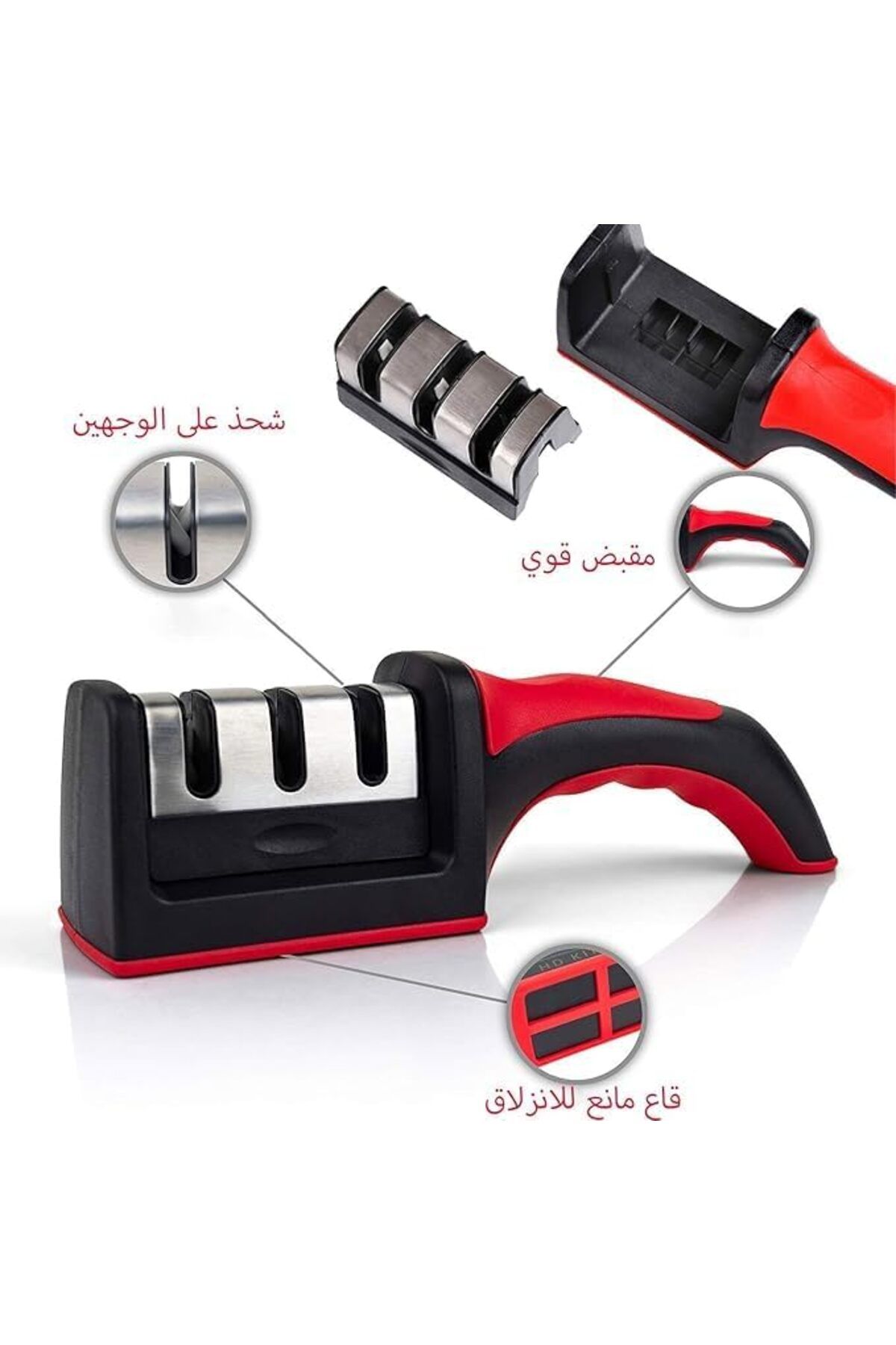 SUKILO-3-in-1 Knife Sharpener Set with Meat & Fruit Knife + Ceramic Peeler 3