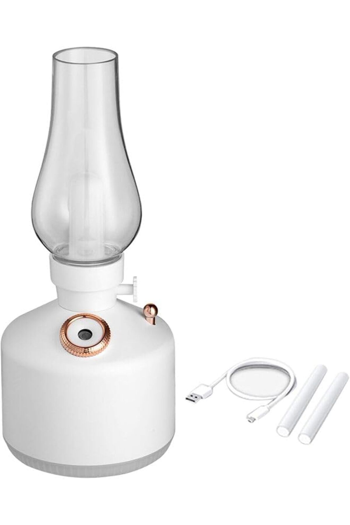SUKILO-Retro Lamp Humidifier with USB Charging, 280ml Aroma Diffuser, Quiet Operation, Desk Lamp Fun 1