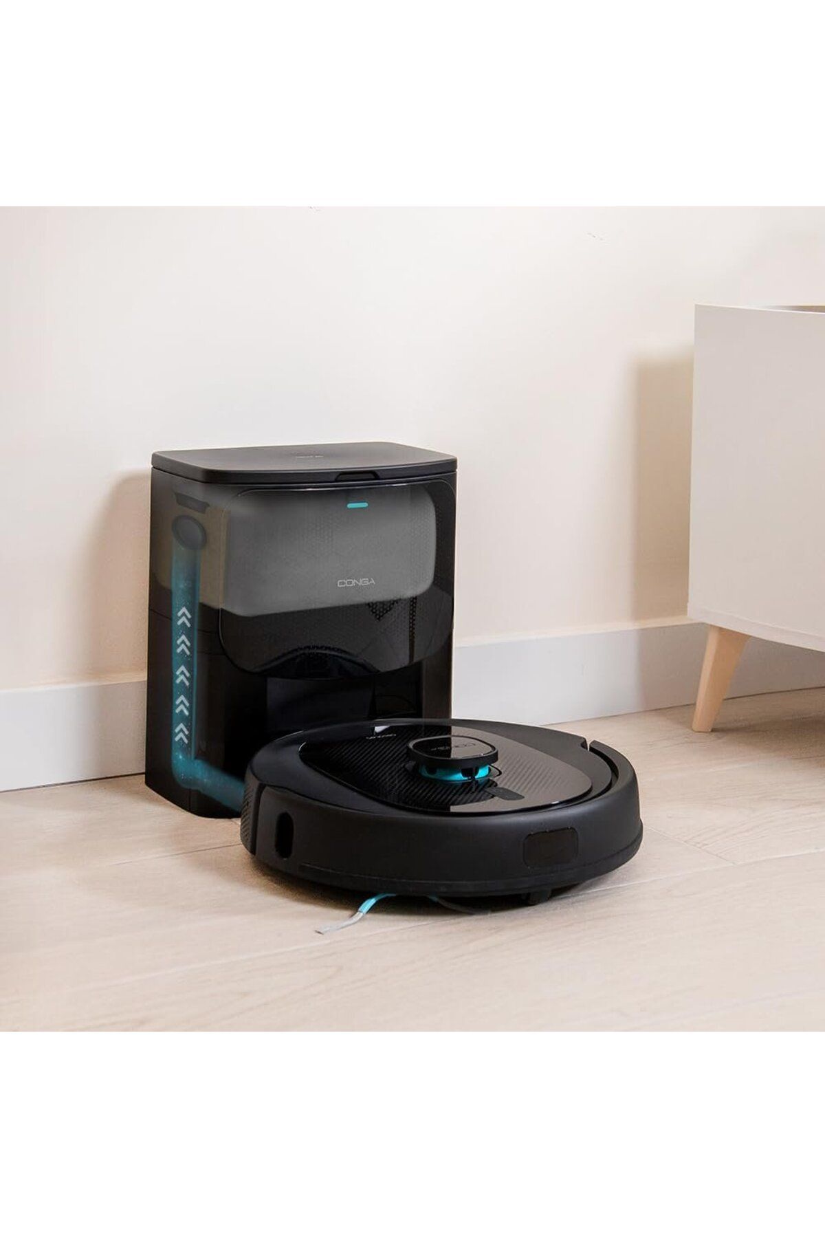CECOTEC-Robot de aspirare Conga 8290 Immortal Ultra Power Home X-Treme, 7000 Pa, iTech Laser Ey 5