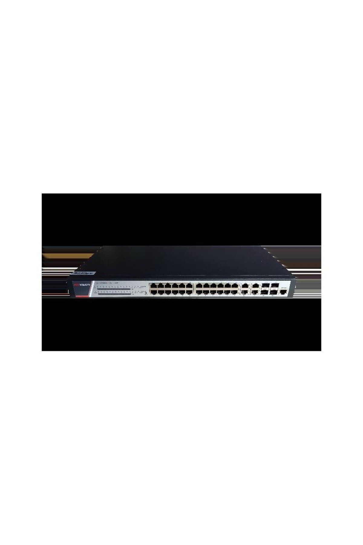 Hikvision-Switch 24 porturi POE Gigabit, DS-3E2528P(B)(O-STD), Full Managed, 24 x Gigabit Poe 1