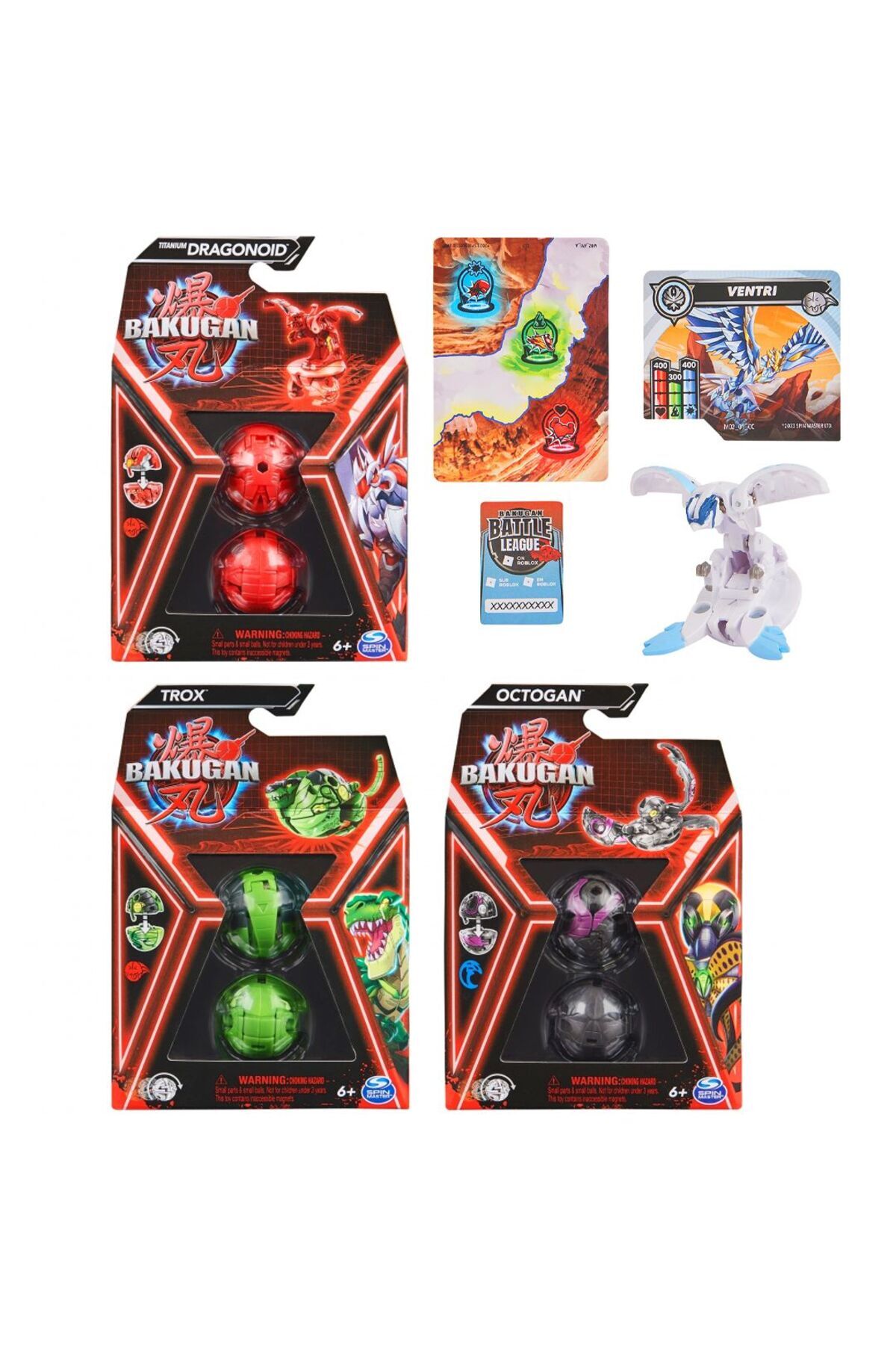 Banadabak-Master Bakugan Core Special Series 6066716 S1 Figure Set 6+ 1