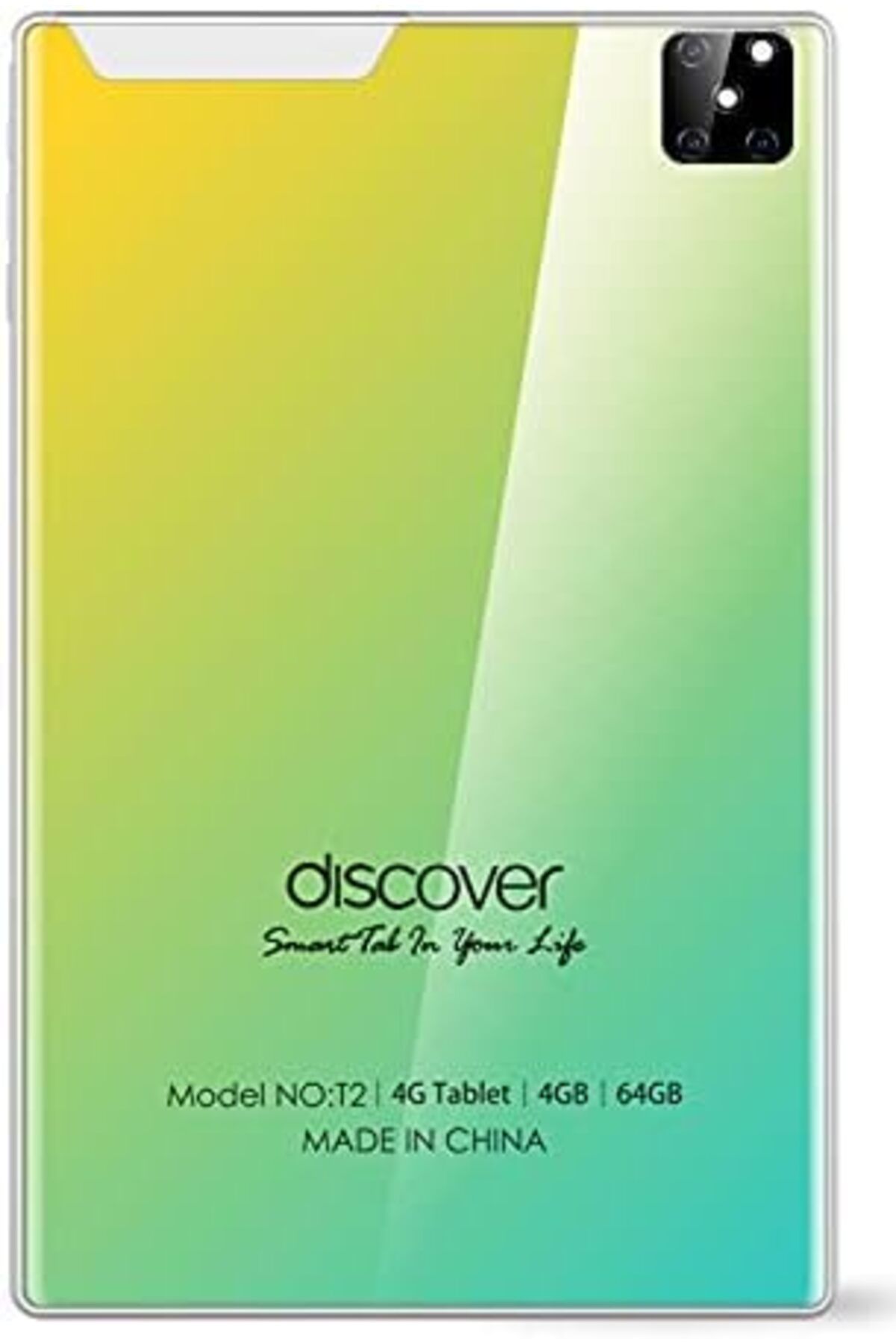 Discover-T2، جهاز لوحي ذكي للتعلم، 10.1 بوصة، أندرويد 8.1، 64 جيجابايت، 4 جيجابايت DDR3، 4G LTE، ثنائي الشريحة 4