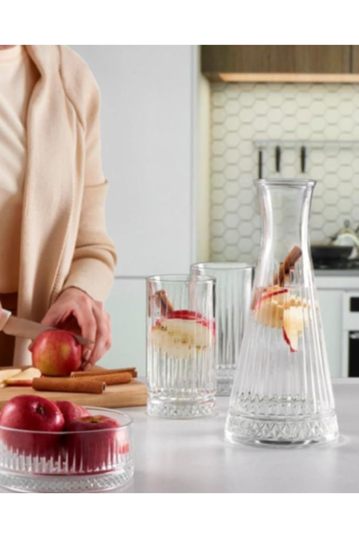 ORTAKÖY CENNETİ-Tableware Presentation Set Mega Utensil Set. Elysia Model Imported 97 Pieces of 12 People Create Sparkle on the Stylish Table 4