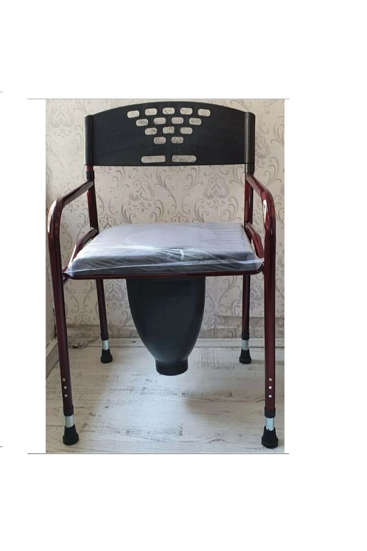 MEDİLABS Direk Tuvalete Wc Hasta Klozeti Plastik Hunili