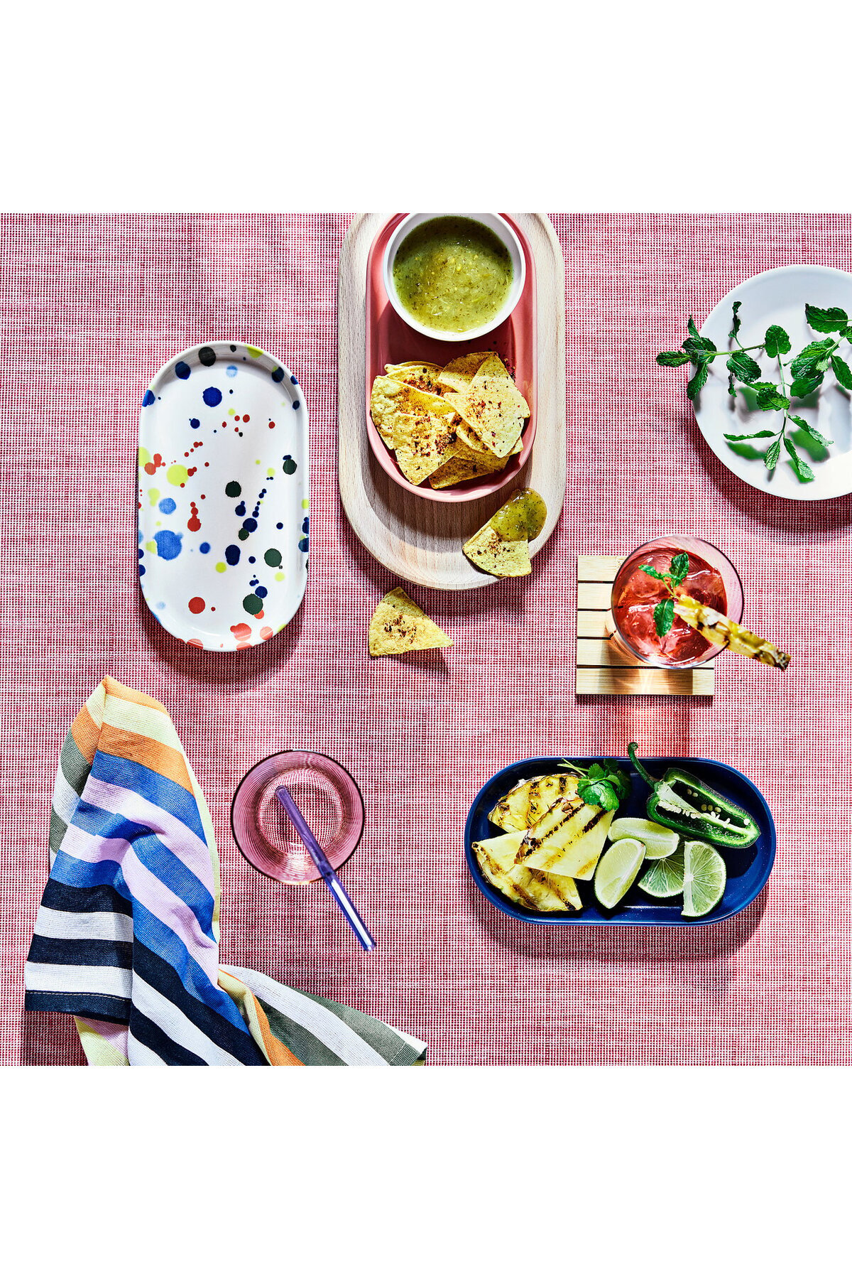 IKEA-RÖDSNULTRA Serving Plate, Various Patterns, 20 x 11 cm 2
