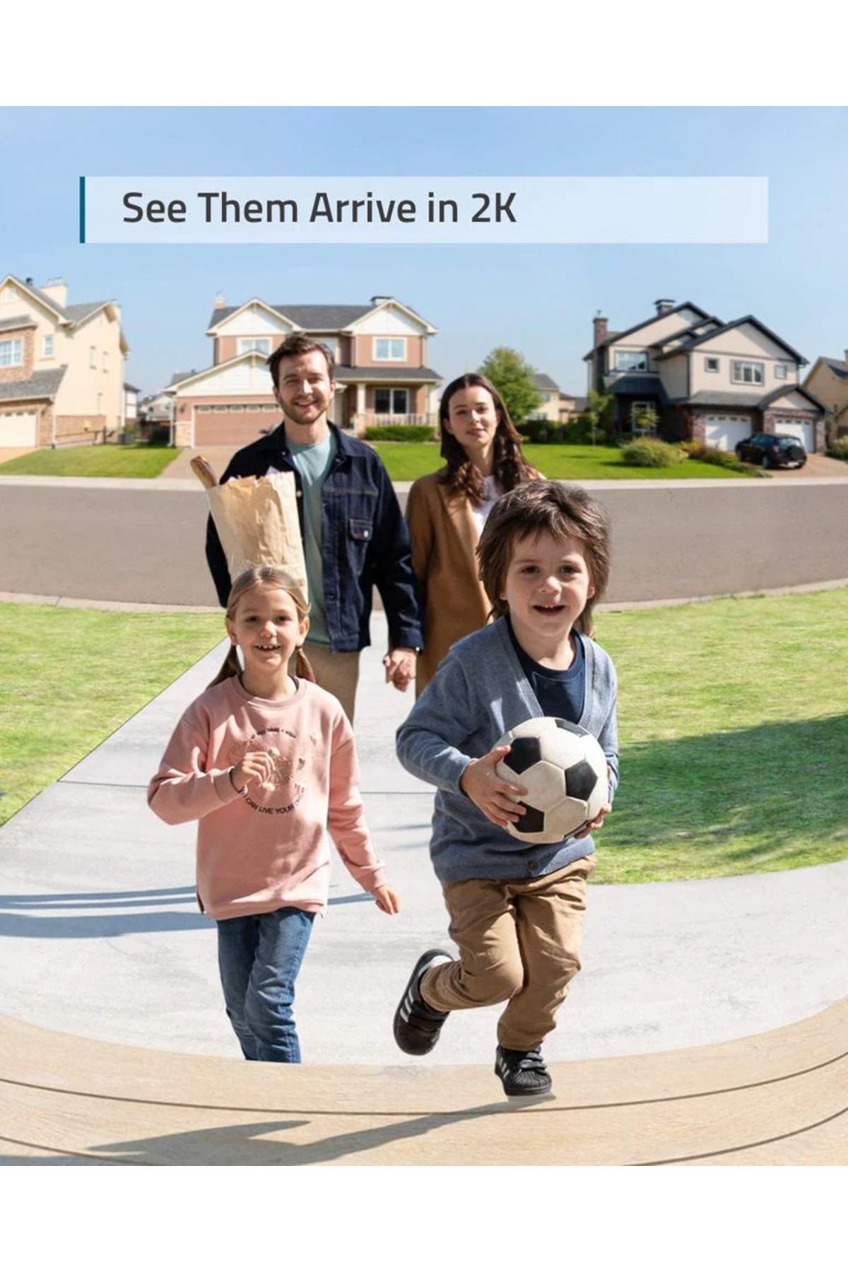 Eufy Security-, Wireless Video Doorbell (Battery-Powered) with 2K HD, No Monthly Fee, On-Device AI fo 5