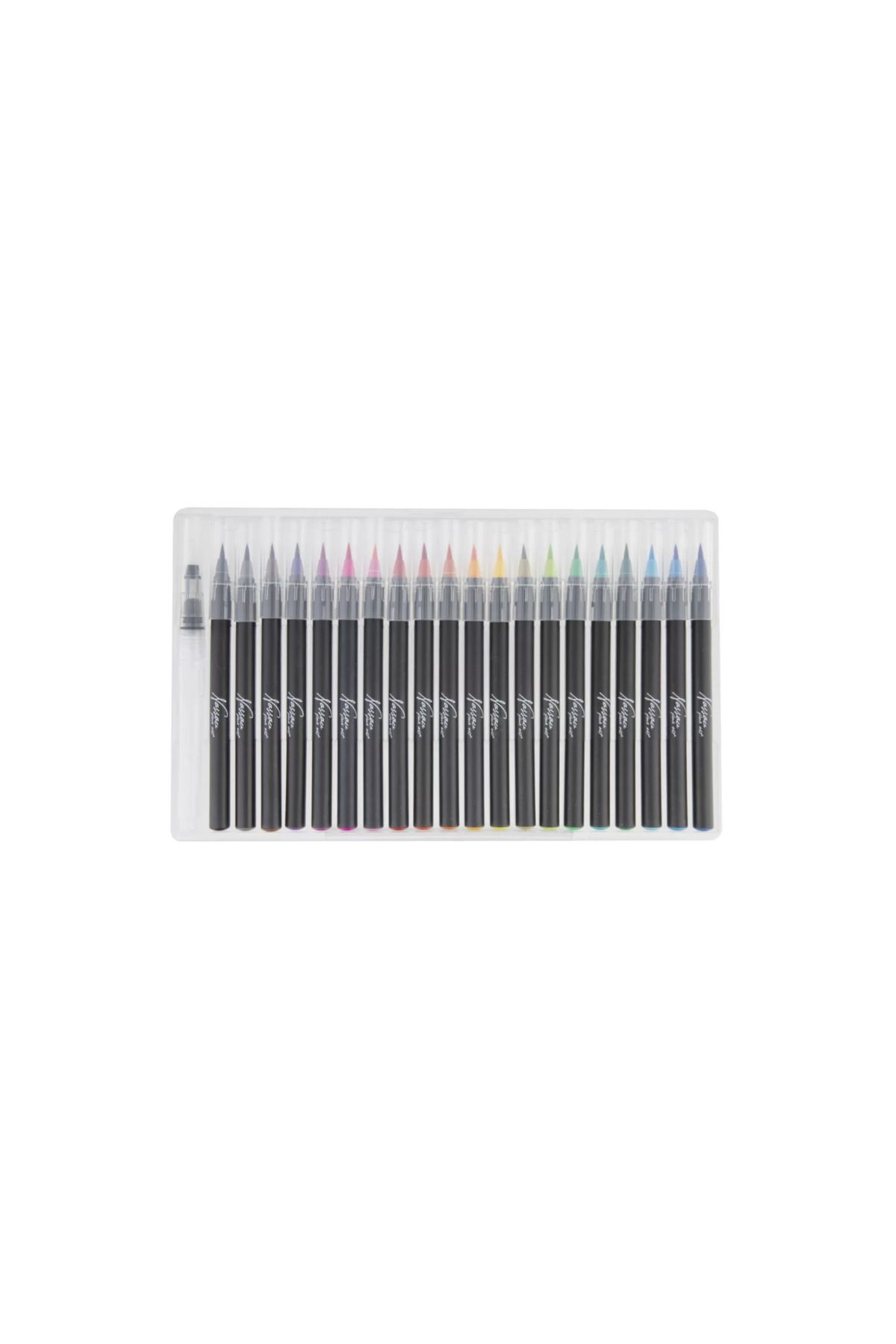 Nassau fine art-Brush Tip Marker Set – 20 Pieces – Ideal for Illustrations, Calligraphy and Design 2