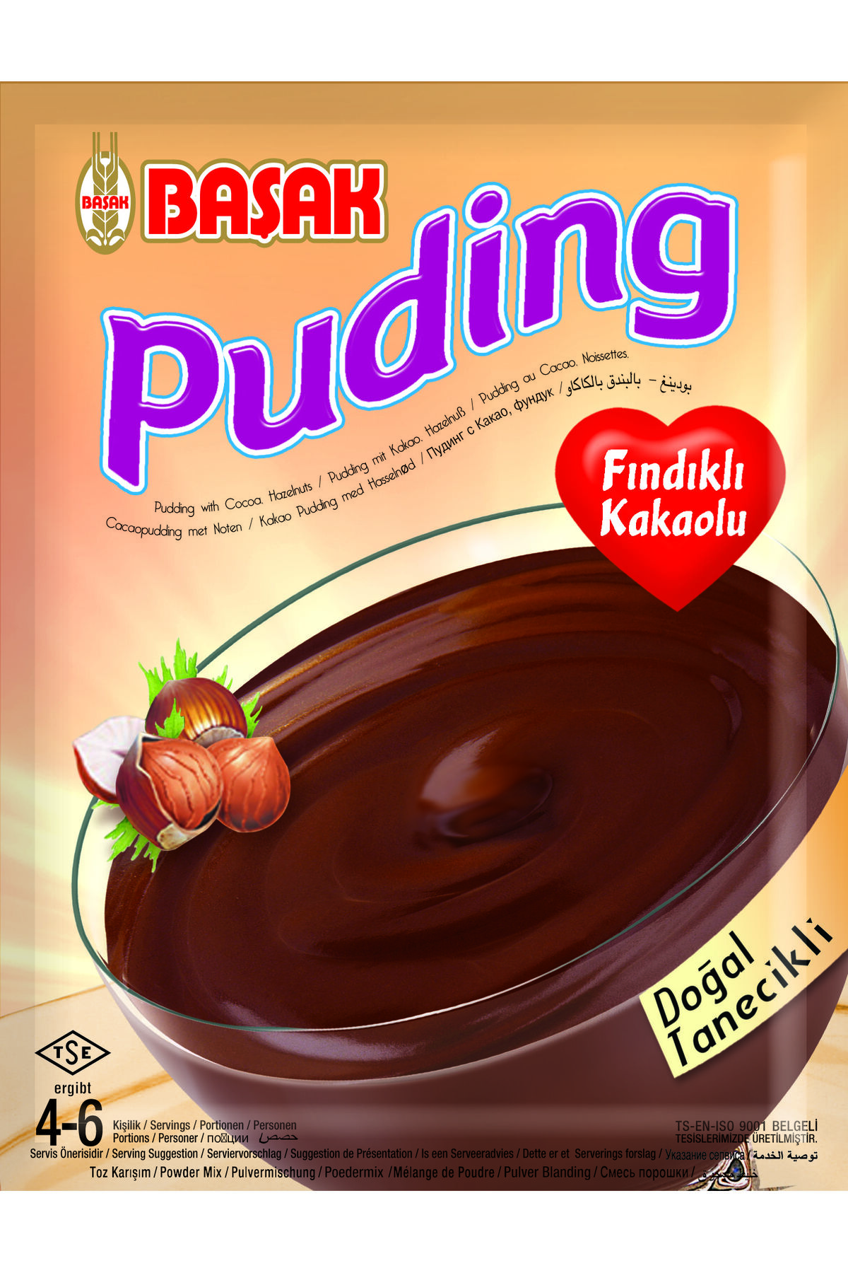 PUDİNG FINDIKLI KAKAOLU 110 GR. X 3 adet