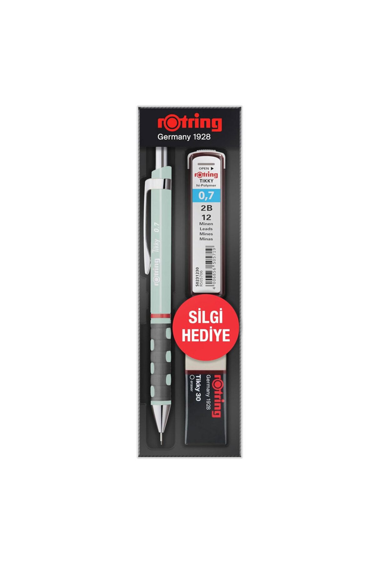 Rotring Tikky RD Versatil Kalem 0.7 Okul Seti Opal Mavi RO-KK07-07