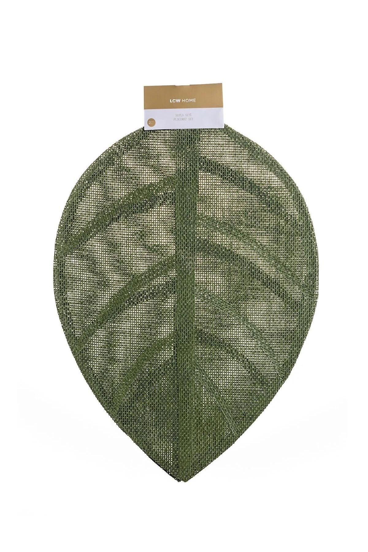 LC Waikiki-Lcw Home Leaf Figured Wicker Supla Set of 2 49 cm (W5) 4