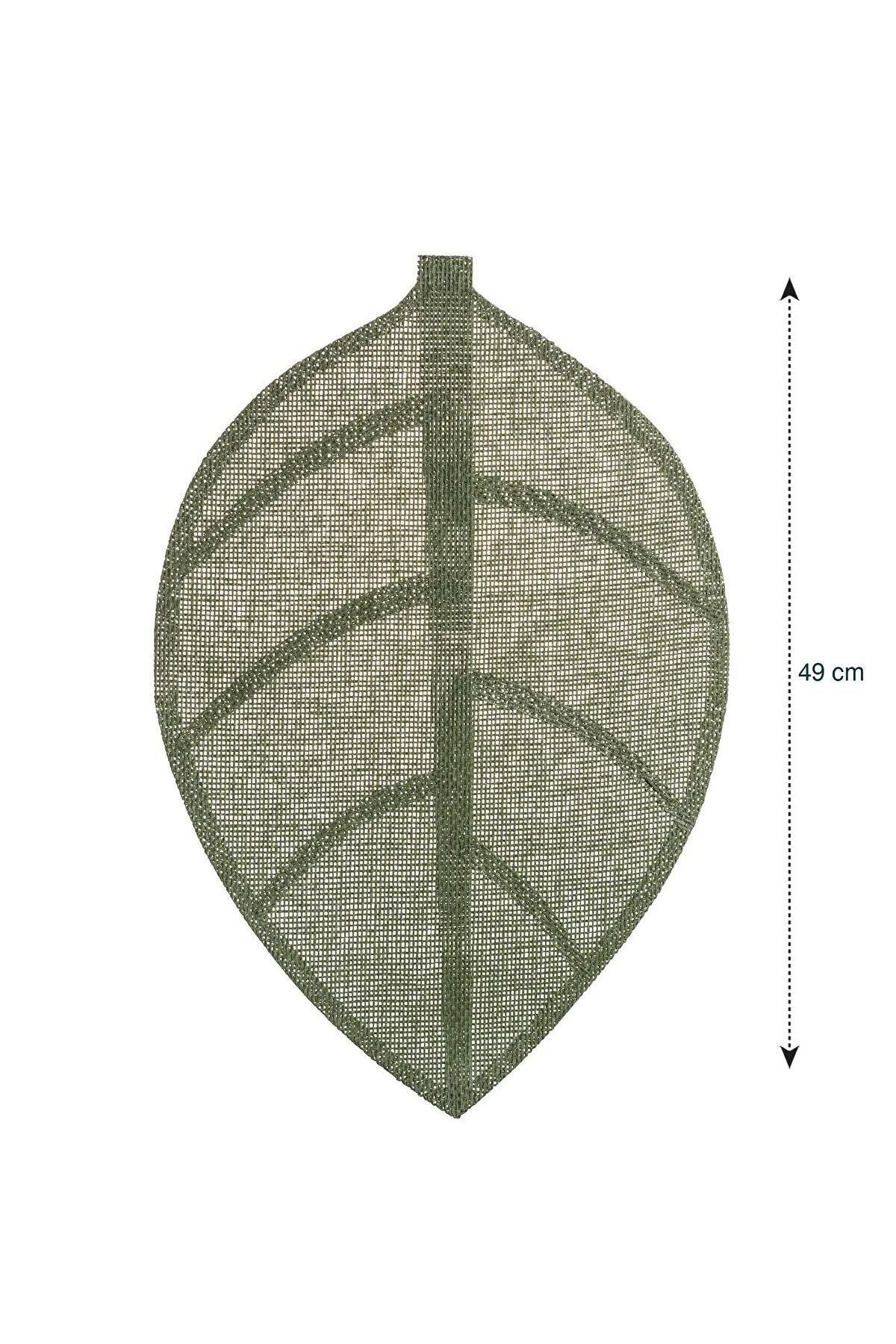 LC Waikiki-Lcw Home Leaf Figured Wicker Supla Set of 2 49 cm (W5) 5