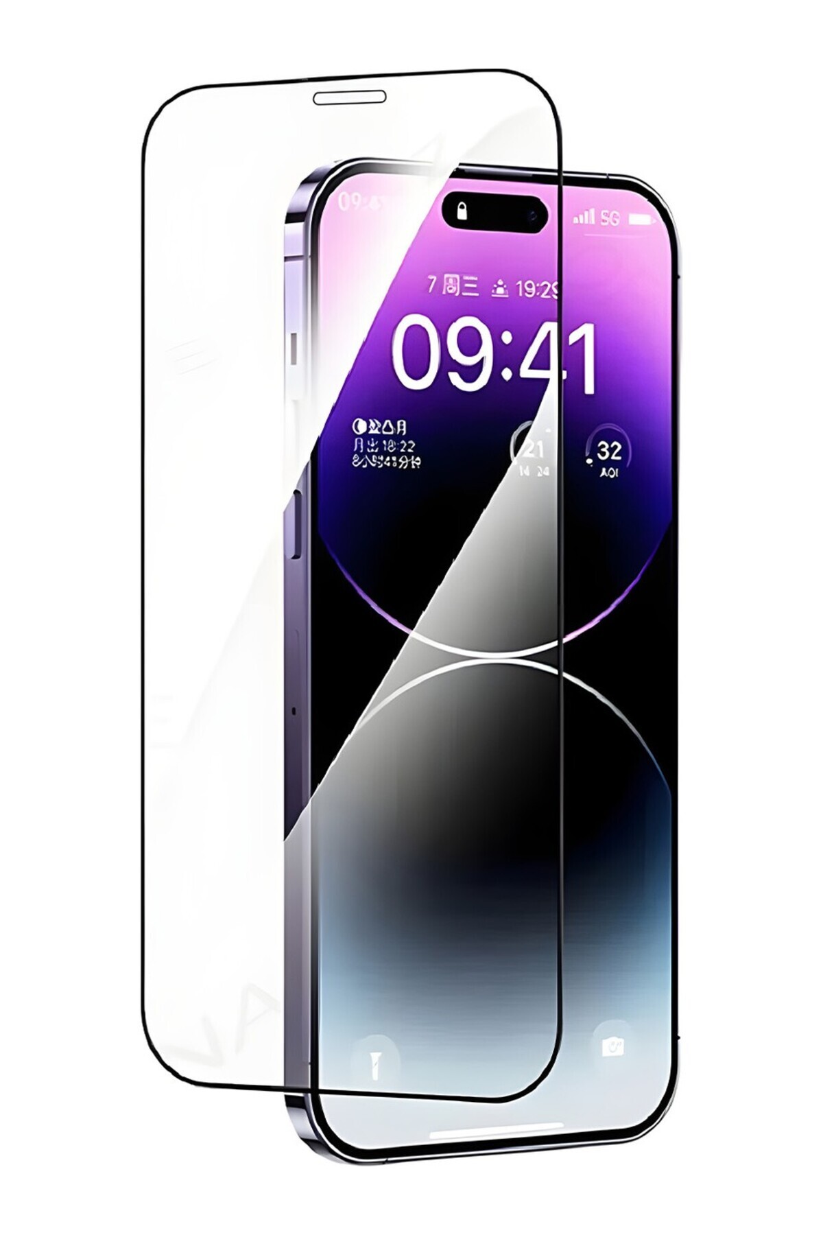 iPhone 15 Pro AntiStatic Full Kaplayan Kırılmaz Cam (Kılıf Dostu, Tere Dayanıklı)