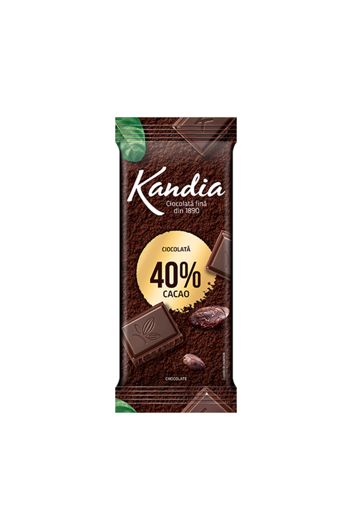 Kandia Dul Tableta Ciocolata Amaruie Kandia, 40% Cacao, 80 G - One Size