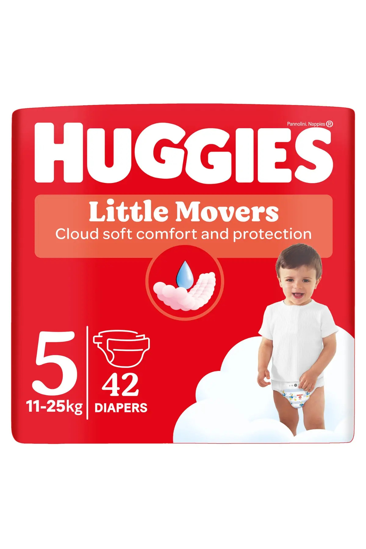 Huggies Plienky Ultra Comfort, č. 5, 11-25 kg, 42 ks