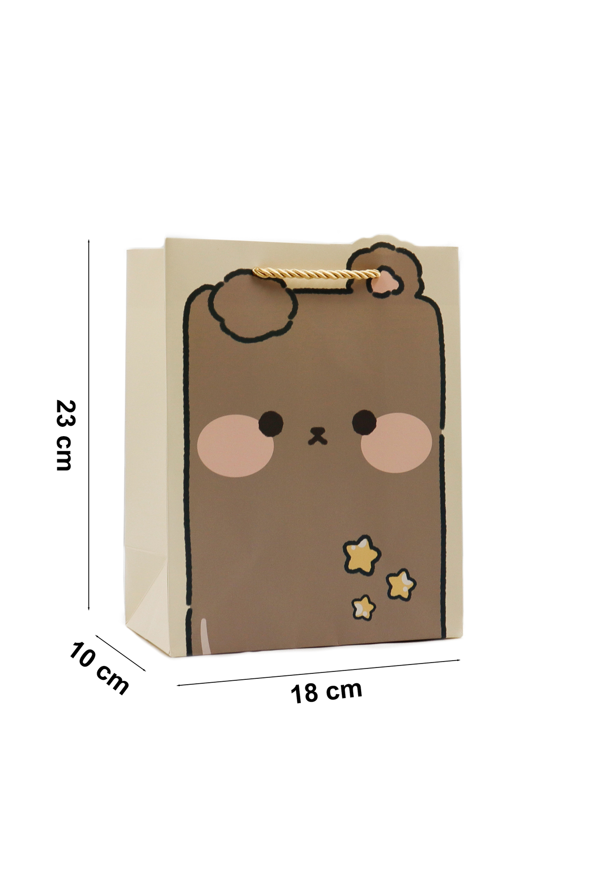 repro design 18x23 İpli Karton Hediye Çantası – Sevimli Figürlü Çocuk Parti ve Doğum Günü Çantası 1 Adet Model:6 fotoğrafı 4 (önizleme)
