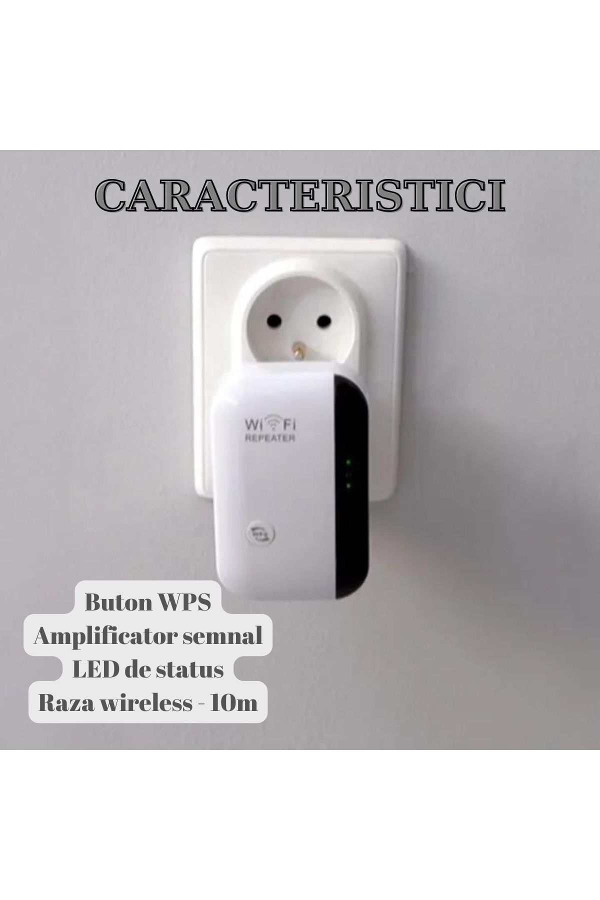 MNS-WiFi Adapter with 300Mbps Signal Amplifier, Dual Mode Relay and AP, WPS Button for Quick Encryption, 2