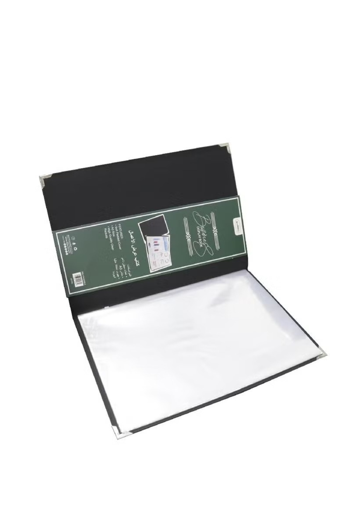 Roco-A3 Display Book Folder with 20 Clear Pockets – Professional Document Organizer 2