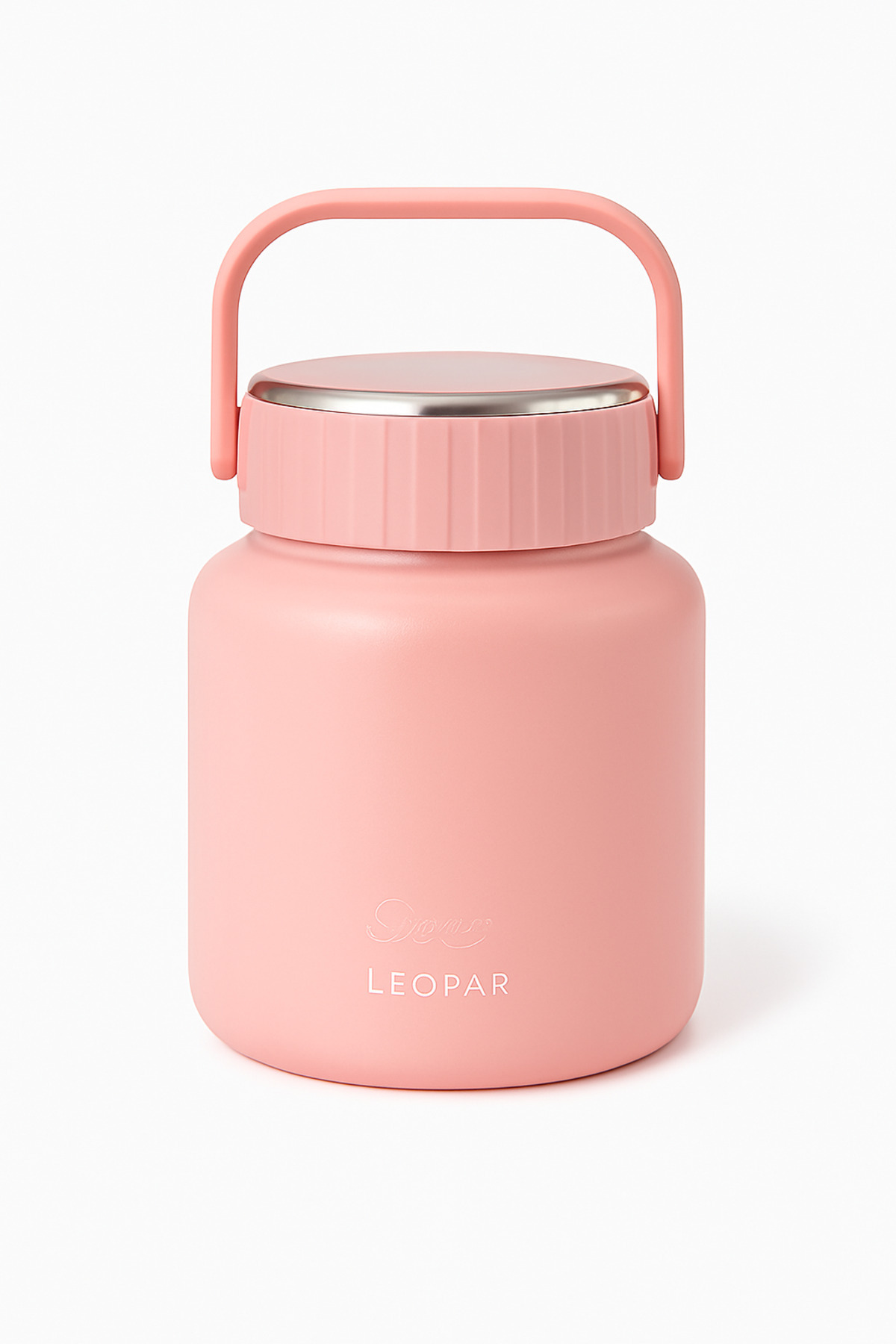 Elista Çelik Mama Termosu sıcak veya soğuk yiyecekler için öğle yemeği termosu 900 ml Pembe fotoğrafı 4 (önizleme)