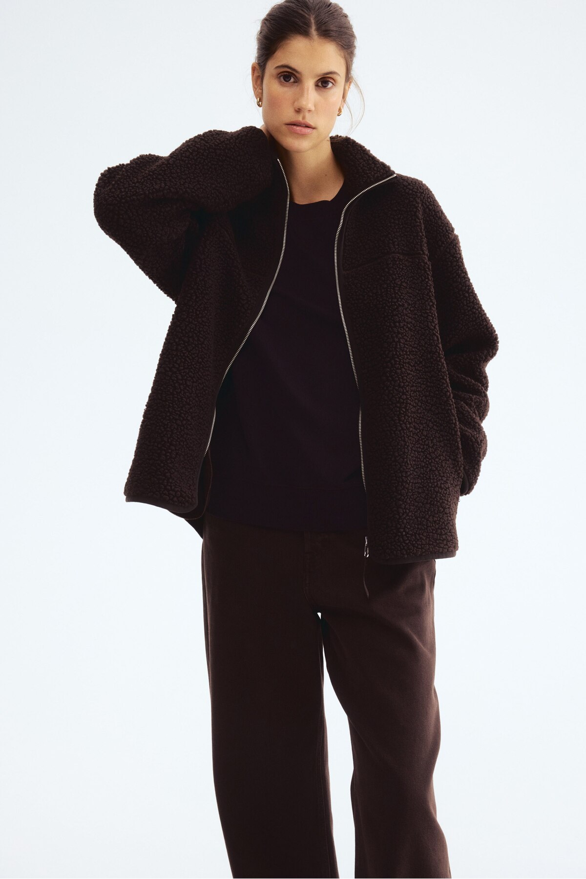 H&M MAMA Before & After Pelüş Bebek Taşıma Ceketi fotoğrafı 2 (önizleme)