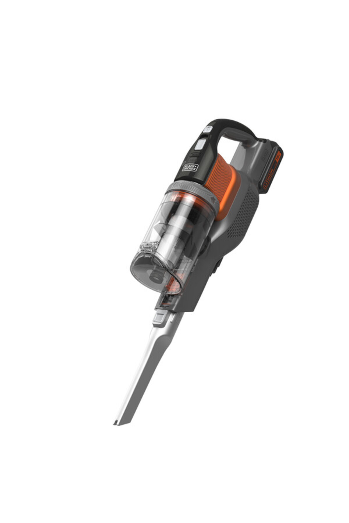 Black&Decker-Black+Decker - Floor vacuum cleaner with extension, 18V, 2.0 Ah, 4 in 1 battery [BHFEV182C-QW] 2