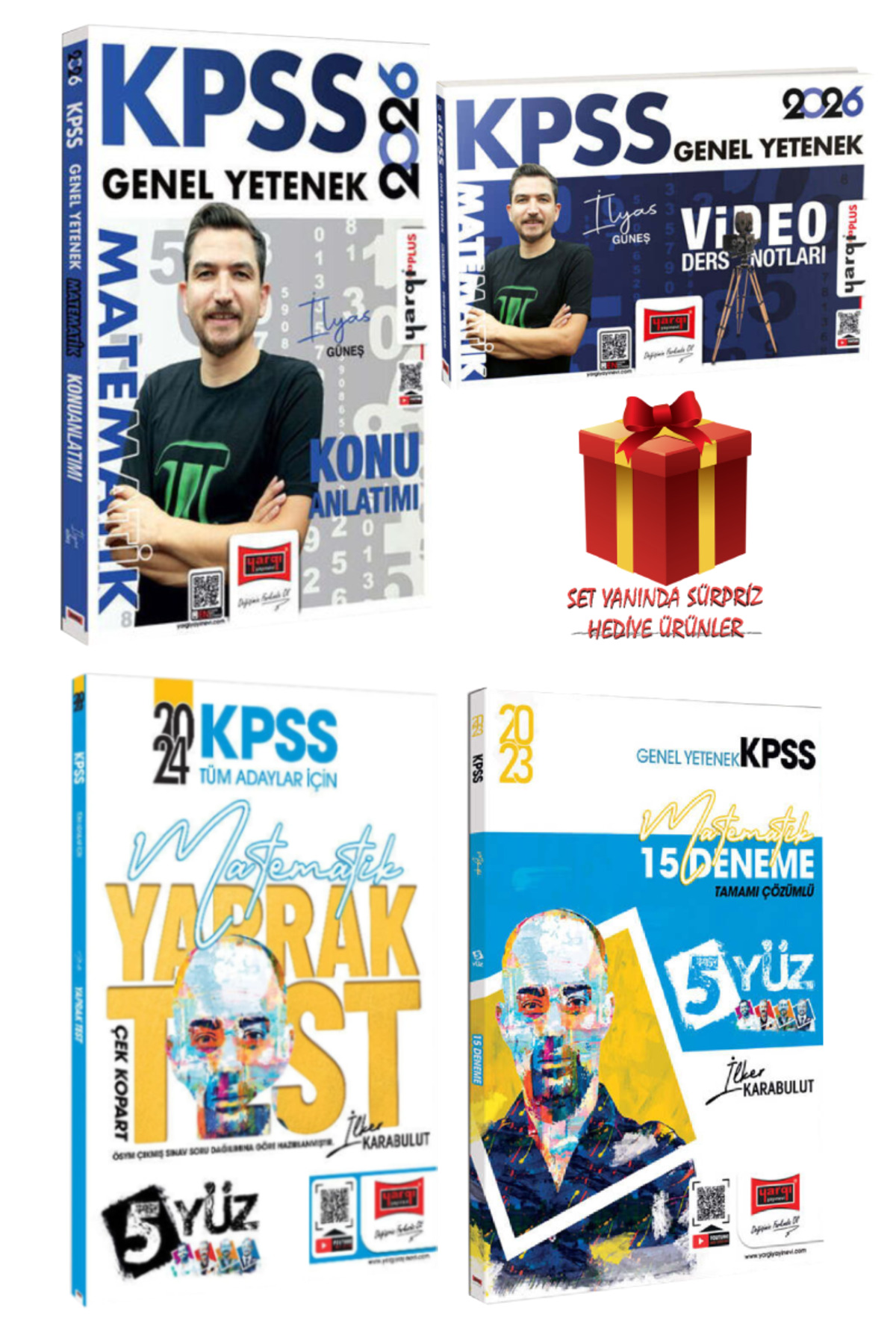 Yargı Yayınları İlyas Güneş 2026 KPSS Genel Yetenek Matematik Konu ...